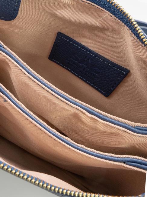 SIMONA Tris dollar leather shoulder bag jeans - Women&rsquo;s Bags