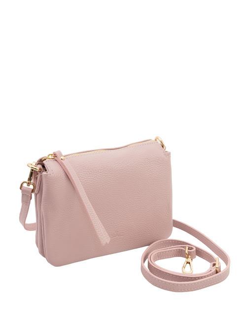 SIMONA Tris dollar leather shoulder bag millennial pink - Women’s Bags
