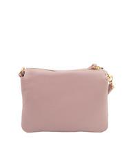 LESAC SIMONA Tris dollar leather shoulder bag millennial pink - Women’s Bags - 3