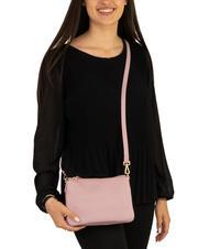 LESAC SIMONA Tris dollar leather shoulder bag millennial pink - Women’s Bags - 4