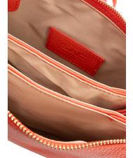 LESAC SIMONA Tris dollar leather shoulder bag coral - Women’s Bags - 5