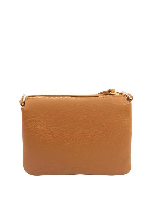 SIMONA Tris dollar leather shoulder bag dark leather - Women&rsquo;s Bags