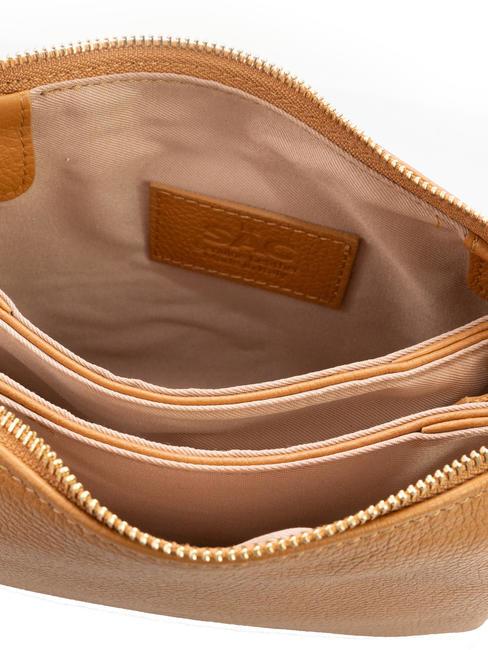 SIMONA Tris dollar leather shoulder bag dark leather - Women&rsquo;s Bags