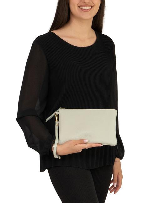 ROBERTA Dollar leather clutch bag artic teal - Women&rsquo;s Bags