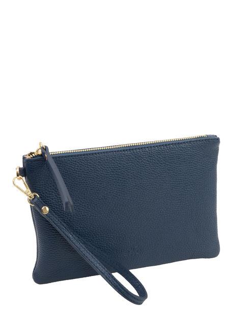 ROBERTA Dollar leather clutch bag jeans - Women’s Bags