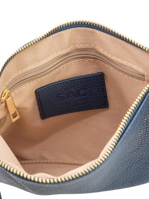 ROBERTA Dollar leather clutch bag jeans - Women’s Bags