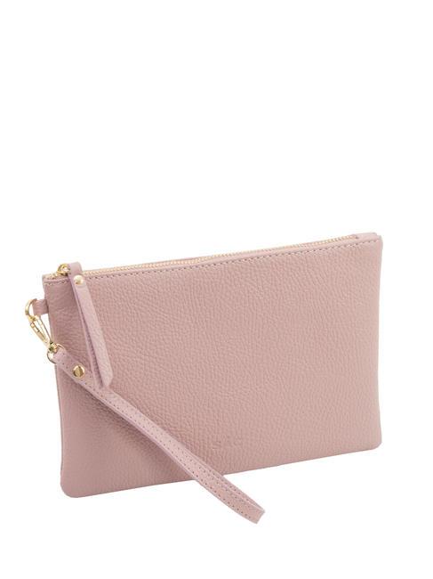 ROBERTA Dollar leather clutch bag millennial pink - Women’s Bags