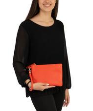 LESAC ROBERTA Dollar leather clutch bag coral - Women&rsquo;s Bags - 4