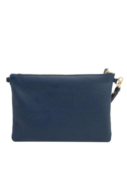 CLAUDIA Dollar leather clutch bag with shoulder strap jeans - Women’s Bags