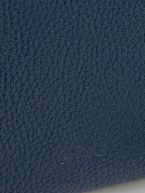 CLAUDIA Dollar leather clutch bag with shoulder strap jeans - Women’s Bags