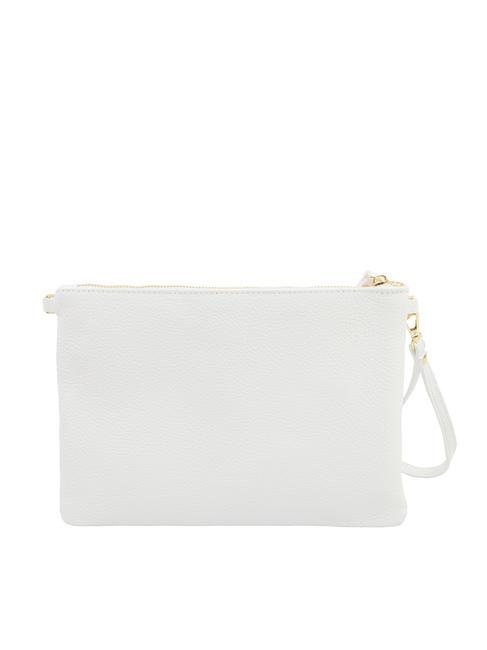 CLAUDIA Dollar leather clutch bag with shoulder strap optical white - Women&rsquo;s Bags