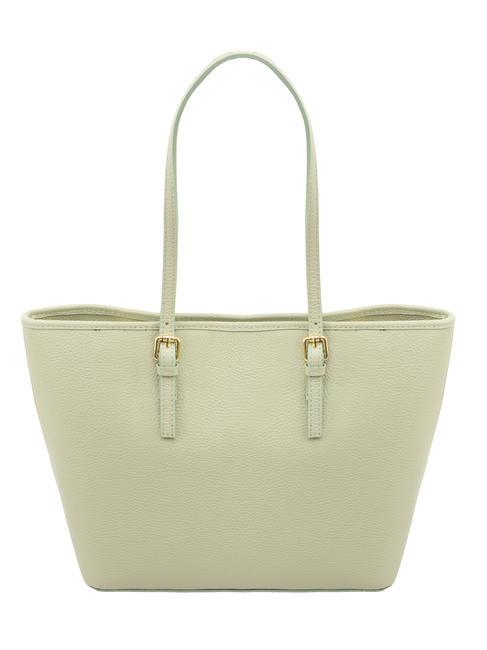 CHIARA Dollar leather shopper bag artic teal - Women’s Bags