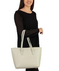 LESAC CHIARA Dollar leather shopper bag artic teal - Women’s Bags - 4