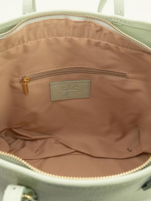 CHIARA Dollar leather shopper bag artic teal - Women’s Bags