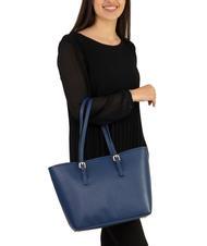 LESAC CHIARA Dollar leather shopper bag jeans - Women’s Bags - 3