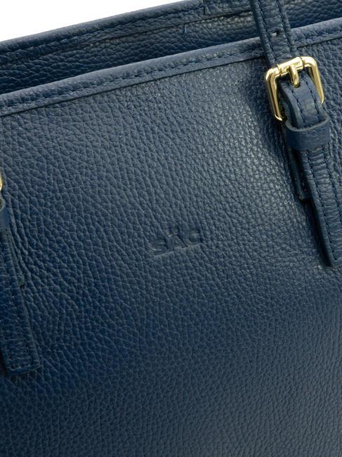 CHIARA Dollar leather shopper bag jeans - Women’s Bags