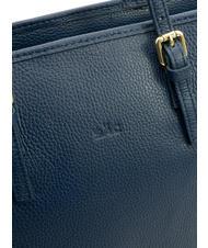 LESAC CHIARA Dollar leather shopper bag jeans - Women’s Bags - 5