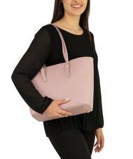 LESAC CHIARA Dollar leather shopper bag millennial pink - Women’s Bags - 5
