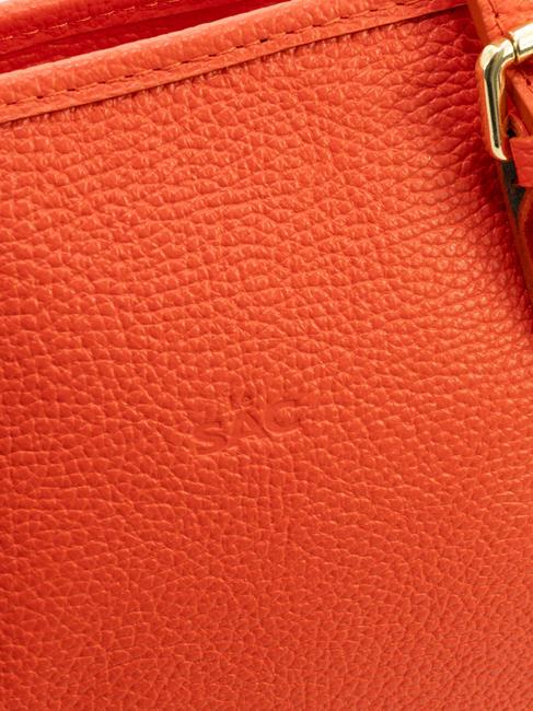 CHIARA Dollar leather shopper bag coral - Women’s Bags