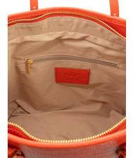 LESAC CHIARA Dollar leather shopper bag coral - Women’s Bags - 7