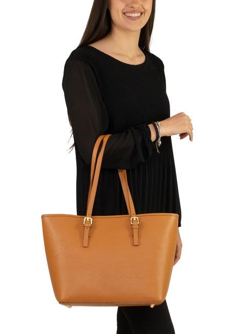 CHIARA Dollar leather shopper bag dark leather - Women&rsquo;s Bags