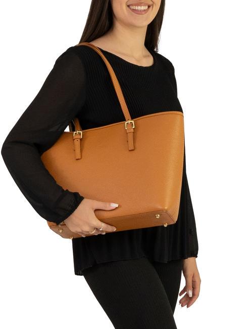 CHIARA Dollar leather shopper bag dark leather - Women&rsquo;s Bags