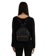 LESAC VANESSA Dollar leather backpack black - Women’s Bags - 4