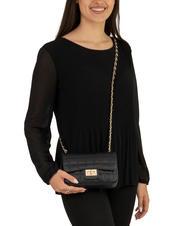 LESAC GIULIA Dollar leather chain shoulder bag black - Women’s Bags - 4
