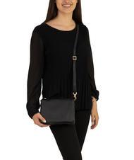 LESAC SIMONA Tris dollar leather shoulder bag black - Women’s Bags - 4