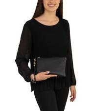LESAC ROBERTA Dollar leather clutch bag black - Women’s Bags - 4