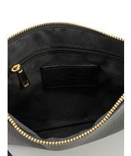 LESAC ROBERTA Dollar leather clutch bag black - Women’s Bags - 6