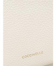 COCCINELLE CHERRY Hammered leather camera bag coconut milk - Women&rsquo;s Bags - 3