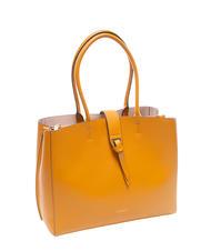 COCCINELLE ALBA Hammered leather shopping bag - Women’s Bags