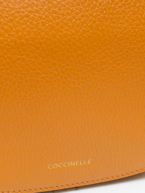 ANNE Mini shoulder bag in hammered leather paprika - Women’s Bags