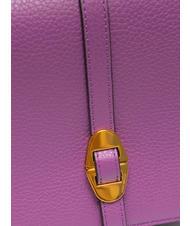 COCCINELLE COSIMA Hammered leather shoulder bag dahlia - Women’s Bags - 5