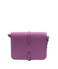 COCCINELLE COSIMA Hammered leather shoulder bag dahlia - Women’s Bags - 3