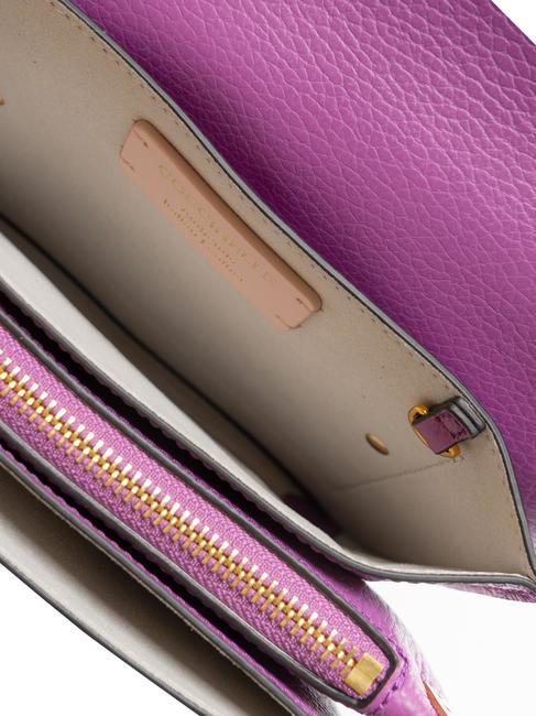 COSIMA Hammered leather shoulder bag dahlia - Women’s Bags