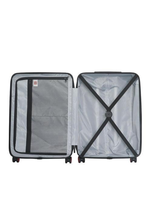 SIGNATURE Medium size trolley black red - Rigid Trolley Cases