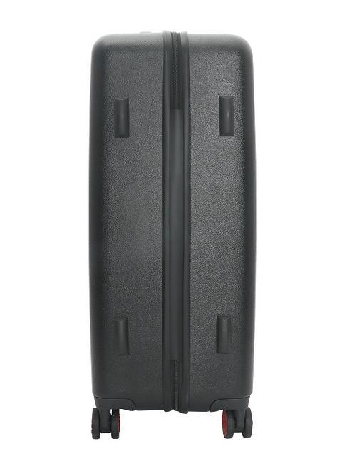 SIGNATURE Medium size trolley black red - Rigid Trolley Cases