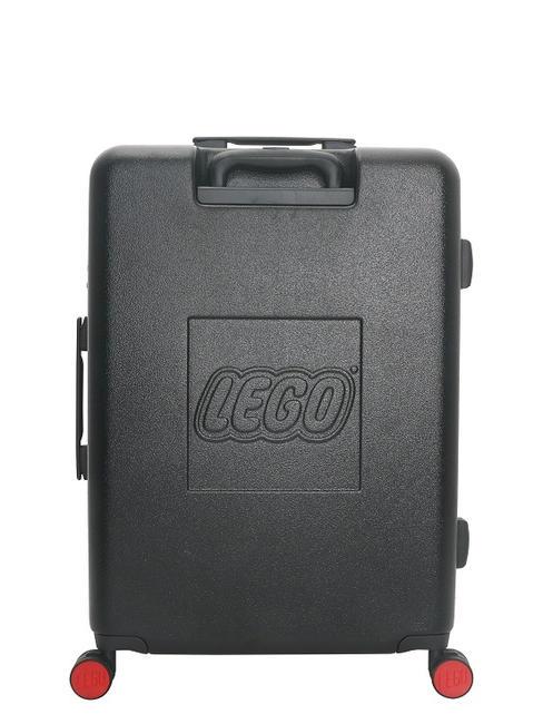 SIGNATURE Medium size trolley black red - Rigid Trolley Cases