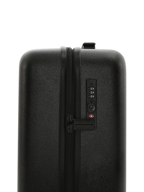 SIGNATURE Medium size trolley black red - Rigid Trolley Cases