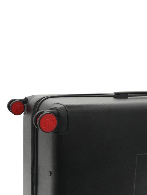 SIGNATURE Medium size trolley black red - Rigid Trolley Cases