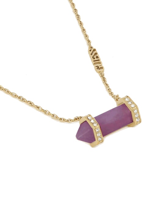 GOOD VIBES Necklace with stone yellow gold/amethyst - Necklaces