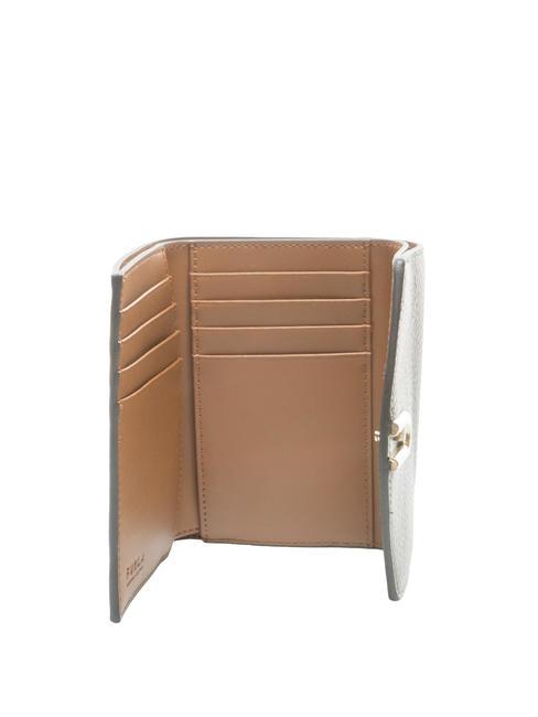 PRIMULA Leather wallet sage c+greige+cognac h int. - Women’s Wallets