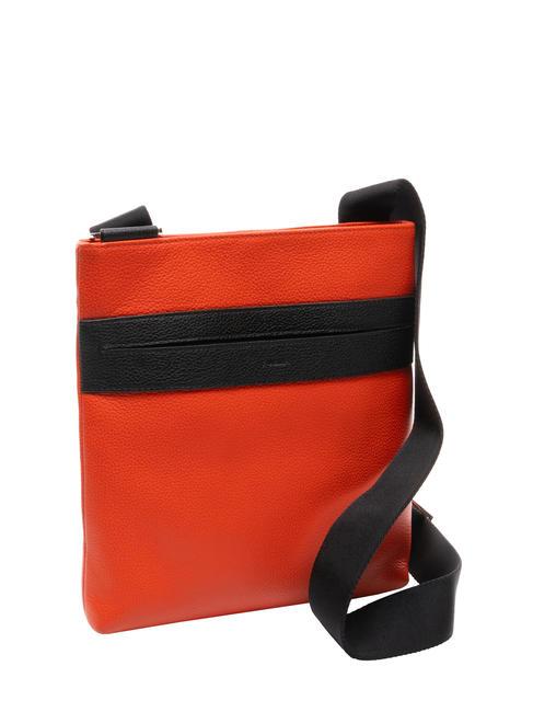 HUNTER  Leather bag orangea - Over-the-shoulder Bags for Men