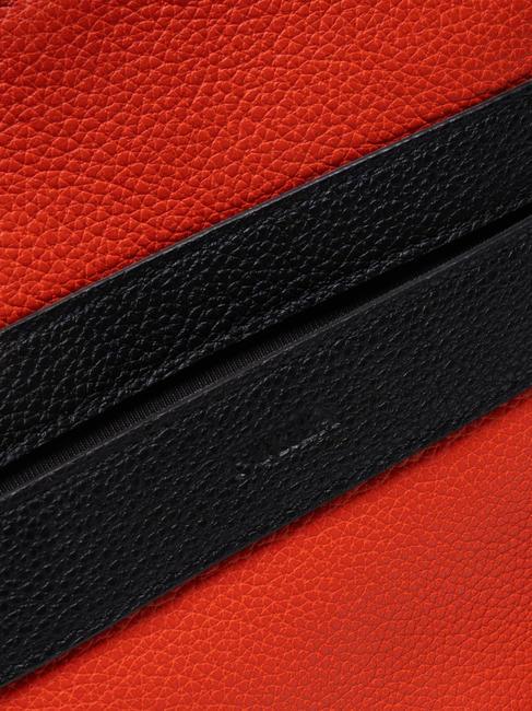 HUNTER  Leather bag orangea - Over-the-shoulder Bags for Men