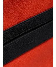 FURLA HUNTER  Leather bag orangea - Over-the-shoulder Bags for Men - 3