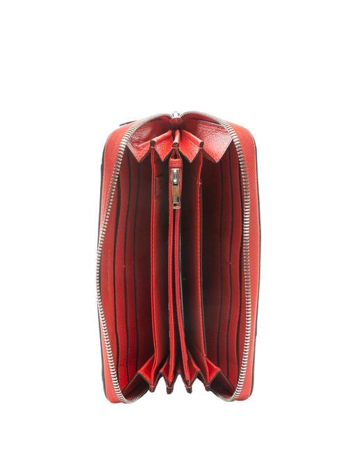 MUSE Large zip around leather wallet RED - Women&rsquo;s Wallets