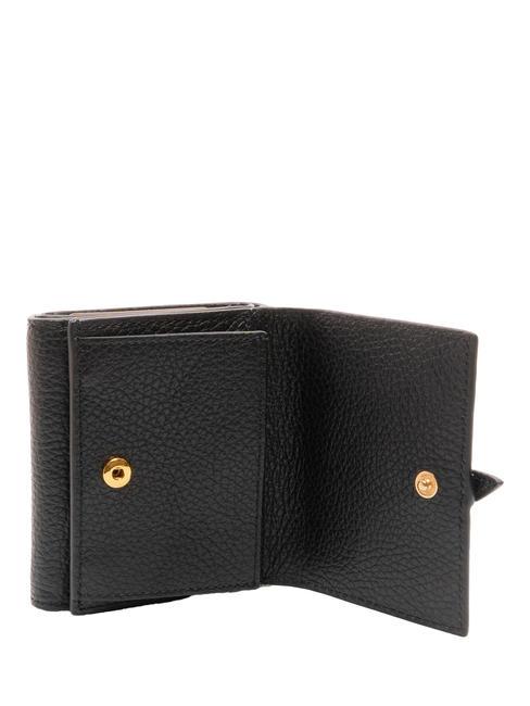 CHERRY Mini leather wallet Black - Women’s Wallets