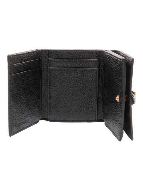 CHERRY Mini leather wallet Black - Women’s Wallets